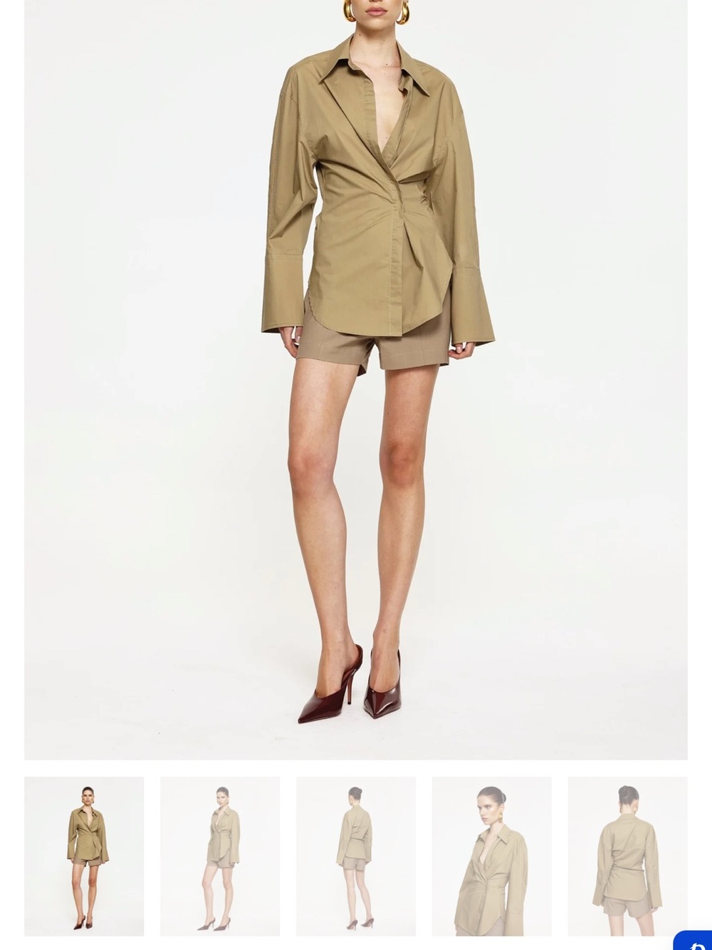EFFIE KATS Kalisha Shirt Sand